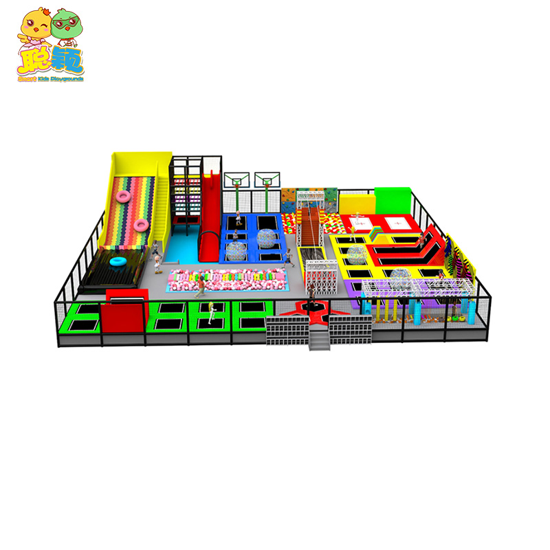 High Standard Bouncer Jumping Soft Play Indoor Playground Trampoline Park