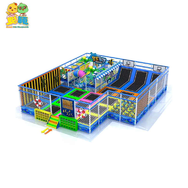 High Standard Bouncer Jumping Soft Play Indoor Playground Trampoline Park
