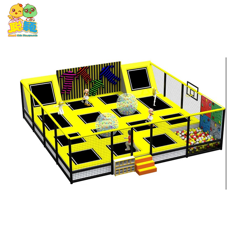 Attractive Kids Wave Slides Indoor Equipment Ninja Warrior Playground