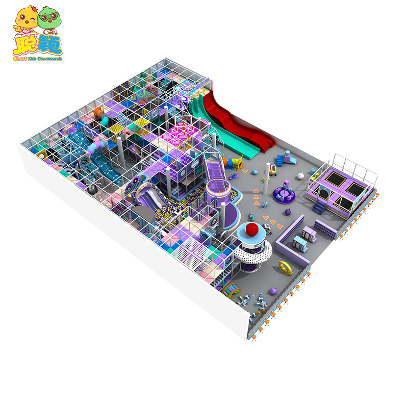 Durable Safe CE Approved Big Wave Slide Entertainment Indoor Playground