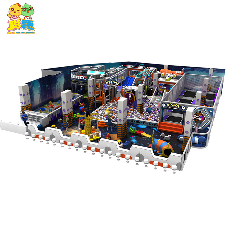 Modern Attractive Family Entertainment Center Soft Play Equipment Indoor Playground