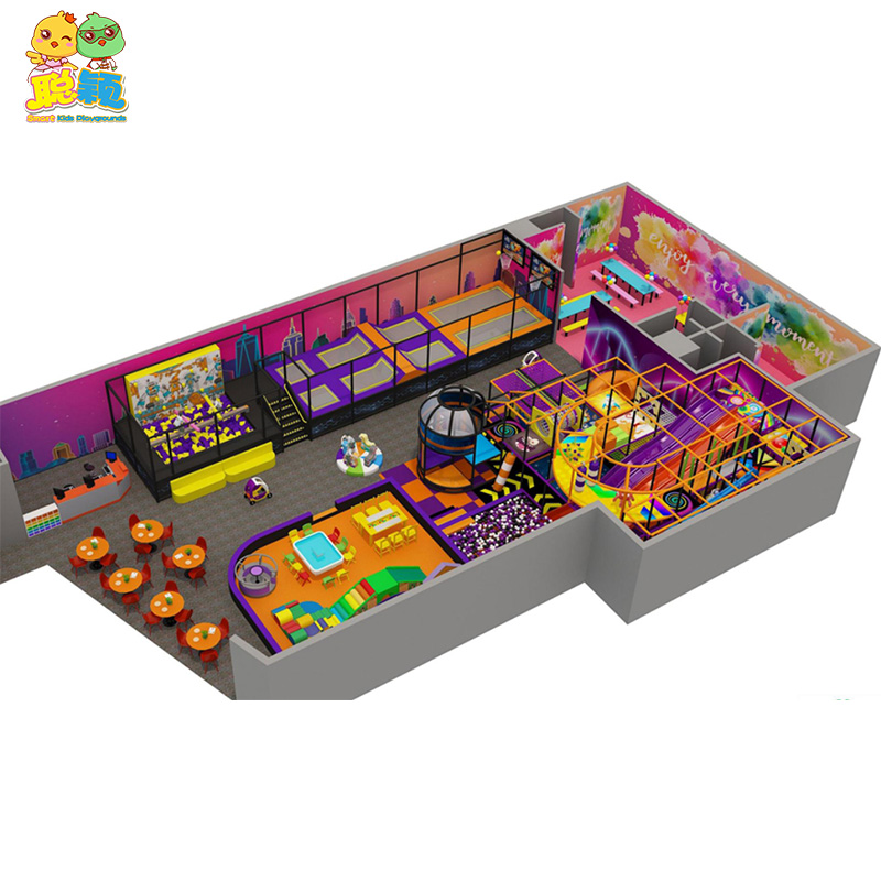 Attractive Modern Children Amusement Park Soft Play Toys Indoor Playground