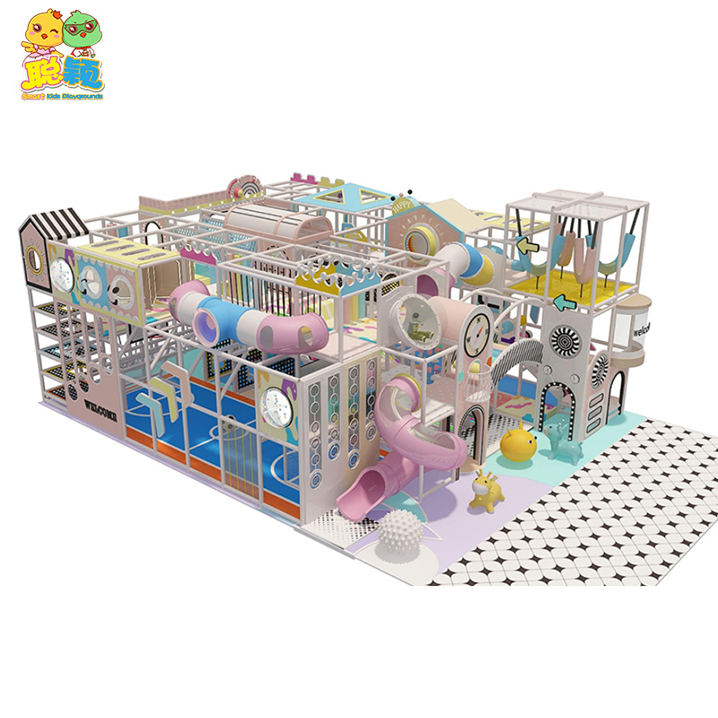 Sweet Color Indoor Amusement Park Equipment Kid Soft Play Playground