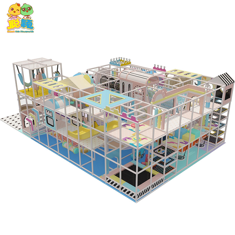 Sweet Color Indoor Amusement Park Equipment Kid Soft Play Playground