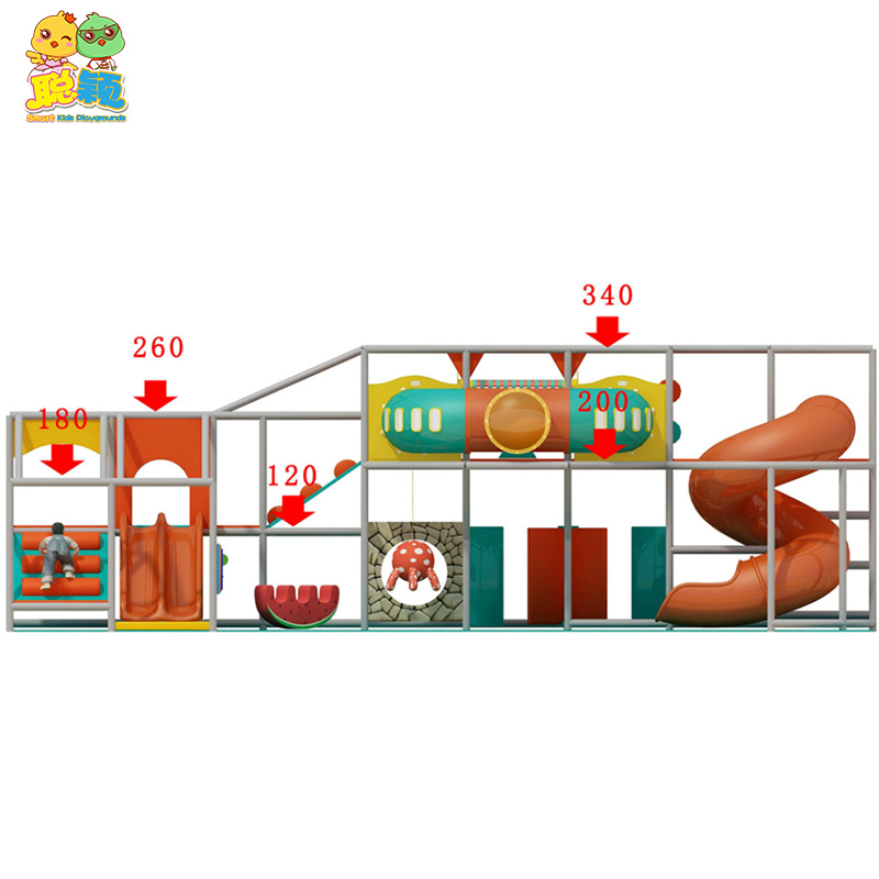 Comprehensive Child Play Centers Soft Equipment Indoor Playground
