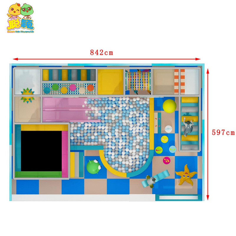 Attractive Functional Child Play Center Soft Play Indoor Playground