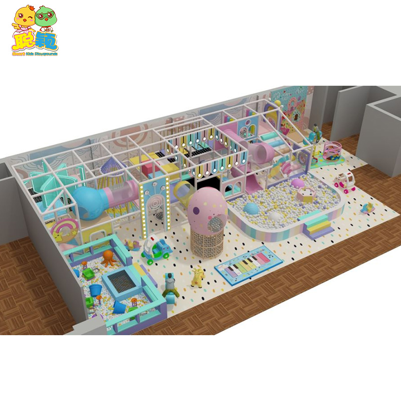 Sweet Theme Durable Kids Amusement Park Soft Play Toys Indoor Playground
