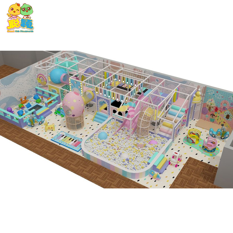 Sweet Theme Durable Kids Amusement Park Soft Play Toys Indoor Playground