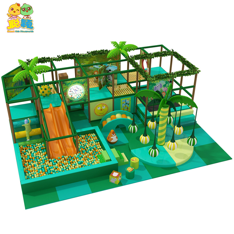 Jungle Theme Various Function Kids Amusement Soft Play Indoor Playground