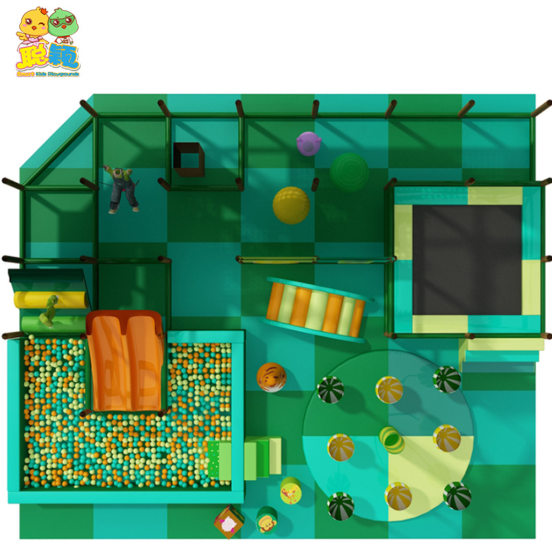 Jungle Theme Various Function Kids Amusement Soft Play Indoor Playground