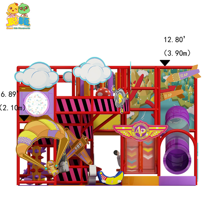 Customized Theme Attractive Creative Soft Play Indoor Playground For Kids