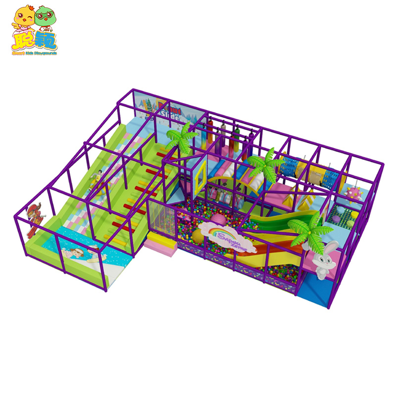 Rainbow Slide Kids Ball Pool Soft Play Indoor Playground
