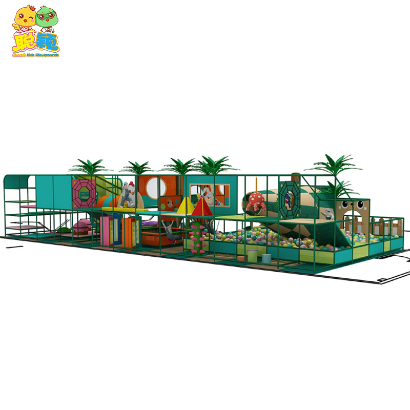 Customized New Style Jungle Theme Soft Play Indoor Playground With High Quality