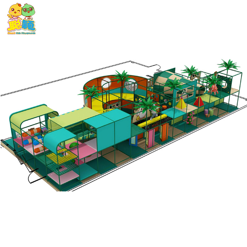 Customized New Style Jungle Theme Soft Play Indoor Playground With High Quality