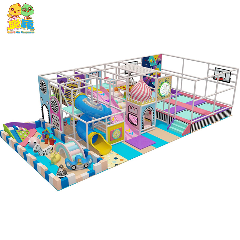 High Quality Combined Trampoline Jumping Kids Soft Play Indoor Playground