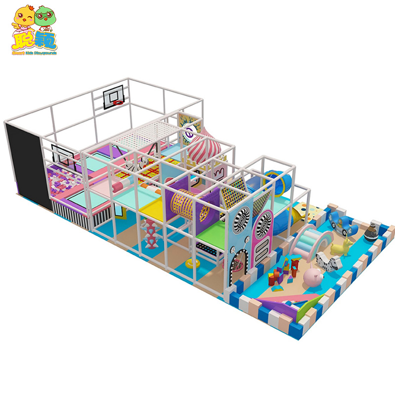 High Quality Combined Trampoline Jumping Kids Soft Play Indoor Playground