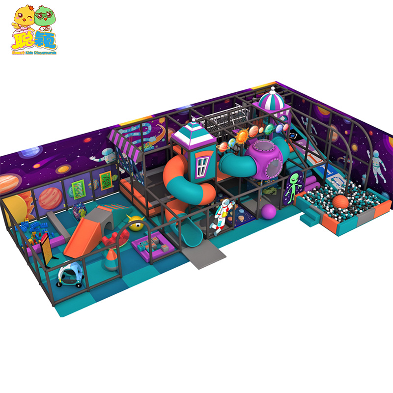 Space Theme Attractive Kids Multi-functional Amusement Park Soft Play Indoor Playground