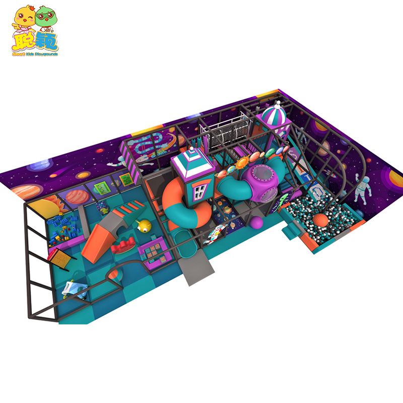 Space Theme Attractive Kids Multi-functional Amusement Park Soft Play Indoor Playground