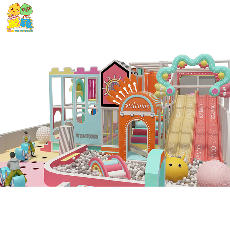 Beautiful Sweet Theme Functional Amusement Park Soft Play Kids Indoor Playground