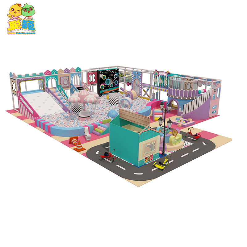 Amusement Park Giant Ball Pool Cute Kids Functional Soft Play Indoor Playground