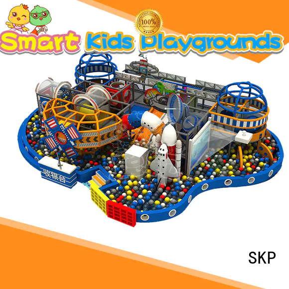 SKP amusement space theme playground puzzle game for kindergarden