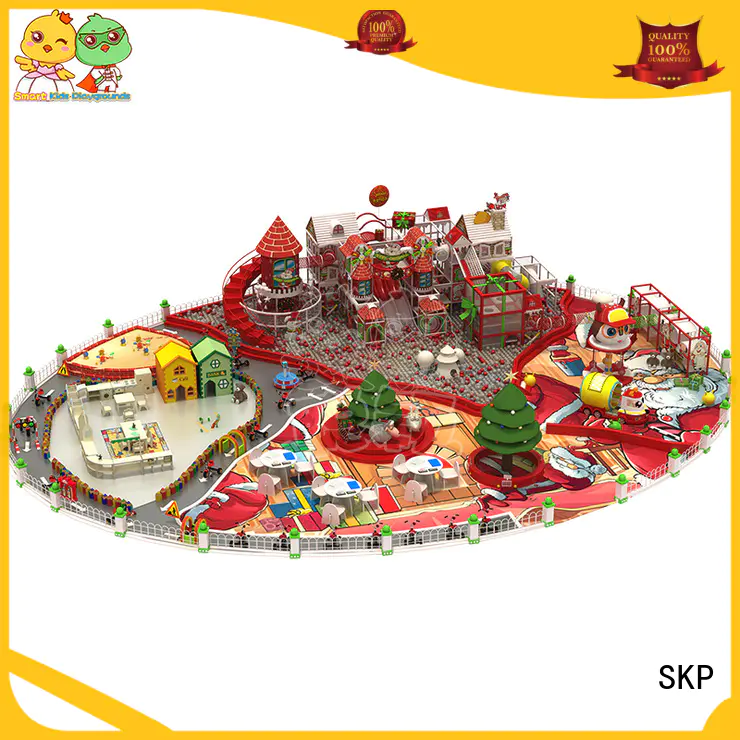SKP wooden playground equipment for kids fun for play house