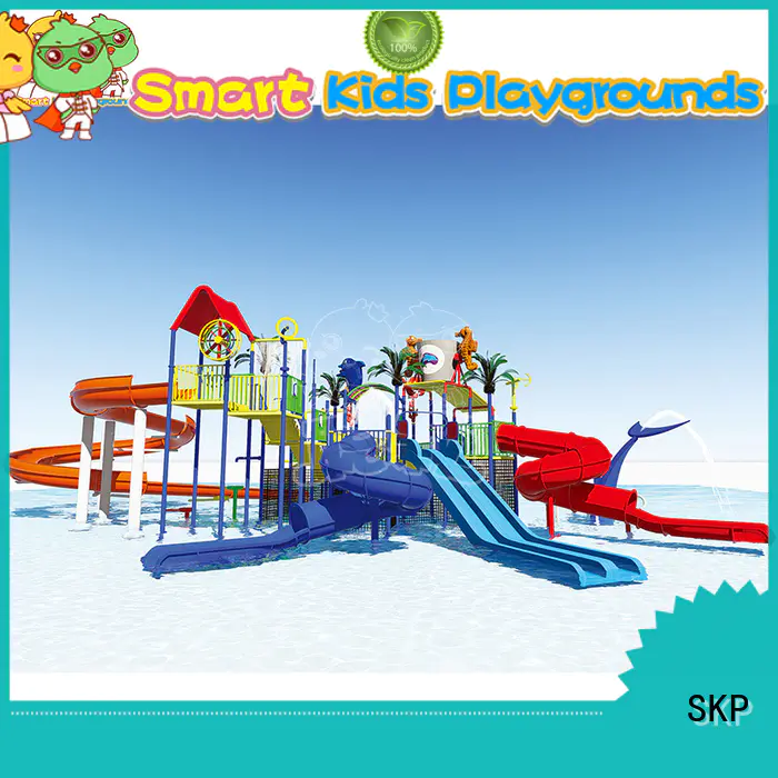 SKP colorful park water slides promotion for plaza