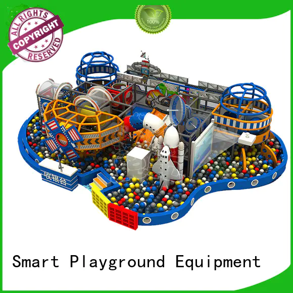 soft space theme playground maze Slide for kindergarden