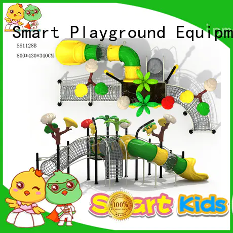 stable wooden slide plastic directly sale for Amusement park