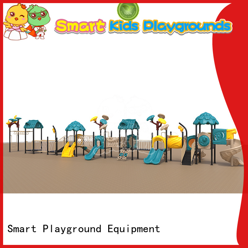 SKP playground plastic slide directly sale for residential area