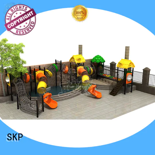 SKP metal kids slide factory for kindergarten
