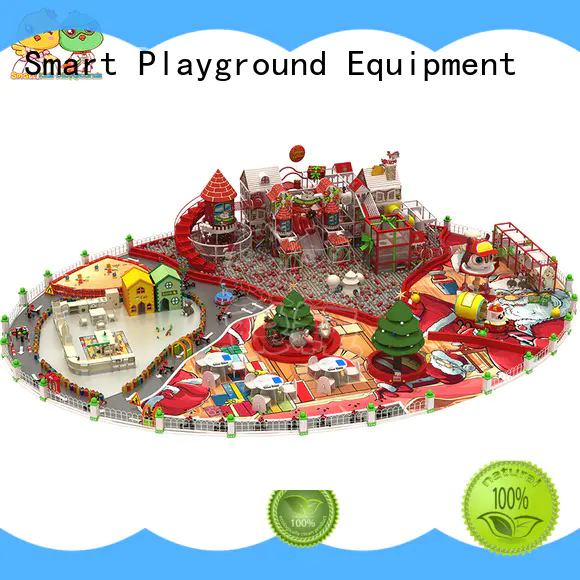 funny wooden playground equipment high quality for indoor