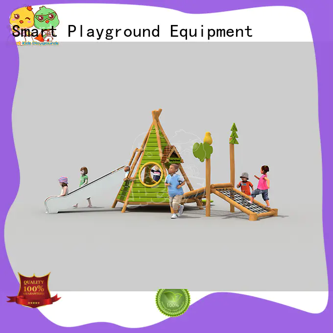 SKP high quality wooden slide wholesale for kindergarten