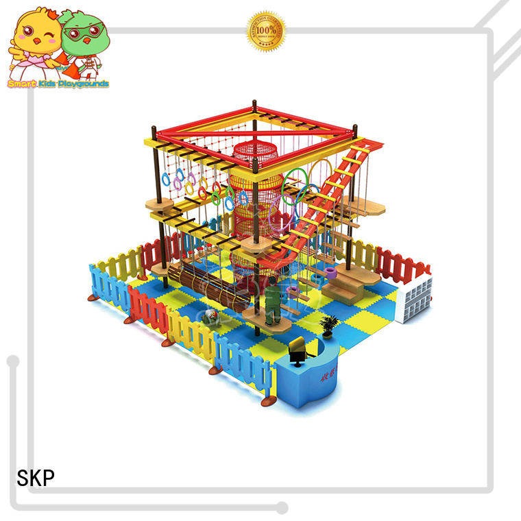 SKP funny rope play equipment for challenge for plaza