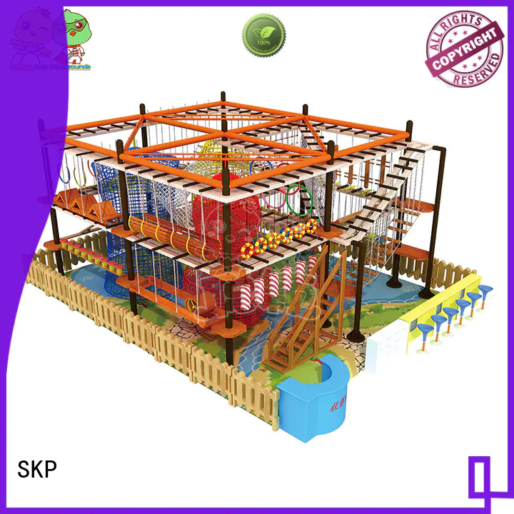 SKP security rope play equipment for challenge for Kindergarden