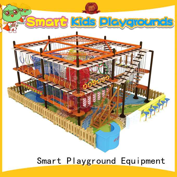 SKP course rope play equipment supplier for play house