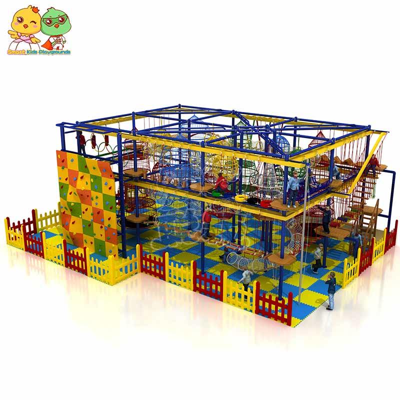 Rope play course equipment indoor playground for for challenge  SKP-1811203