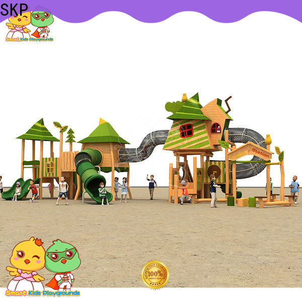 SKP outdoor plastic slide for supermarket