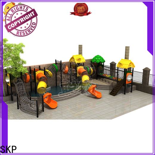 SKP durable wooden slide online for pre-school