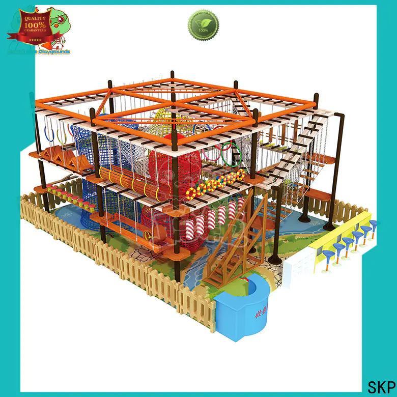 SKP indoor rope play equipment supplier for indoor play area