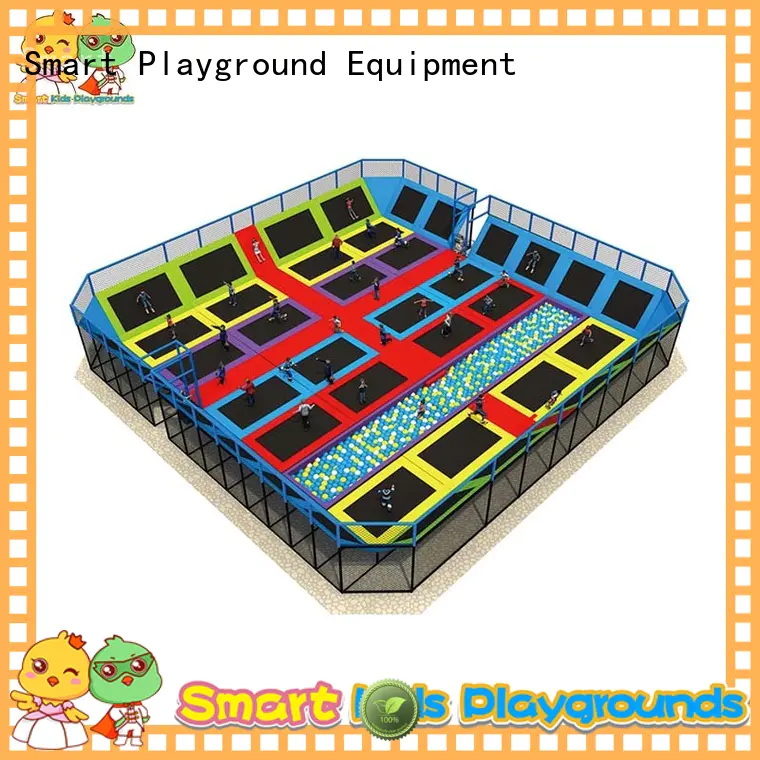 Smart Kids Playgrounds trampoline trampoline park high quality for Kindergarten