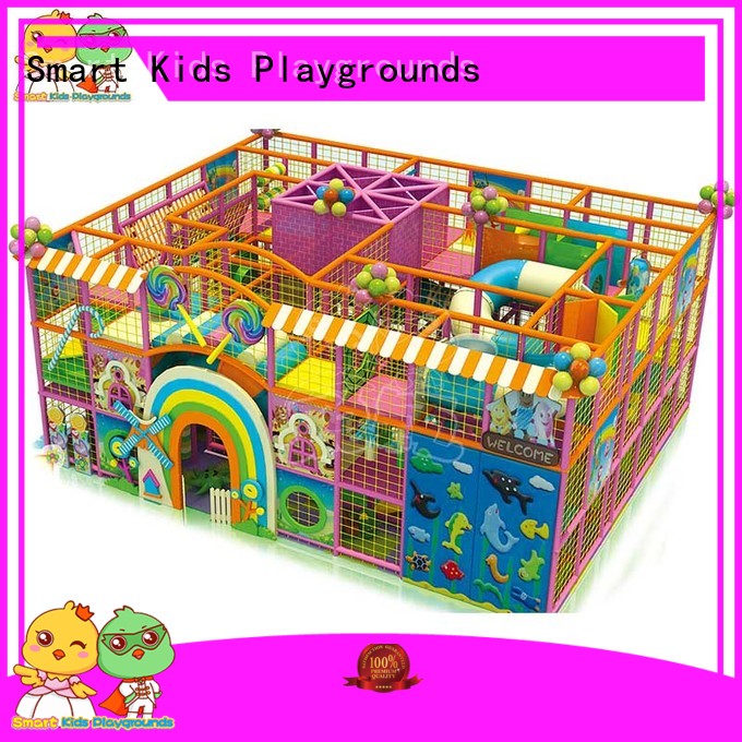 fun candy theme playground customized Smart Kids Playgrounds company