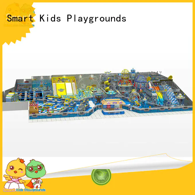 indoor equipment Smart Kids Playgrounds Brand space theme playground