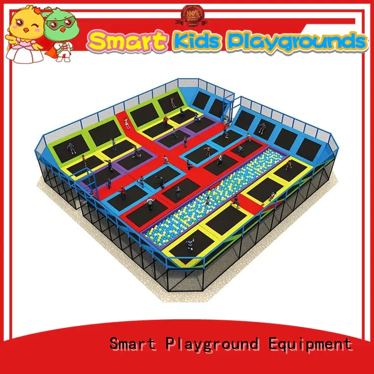 Multicolor trampoline park equipment for sale for community